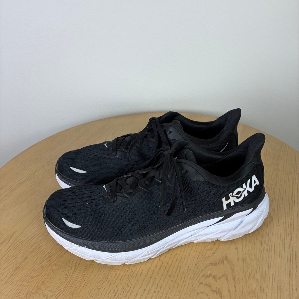 Hoka One One Clifton 8 Women Running Shoes Women's 9.5B Comfort Athletic Sporty - Picture 4 of 8
